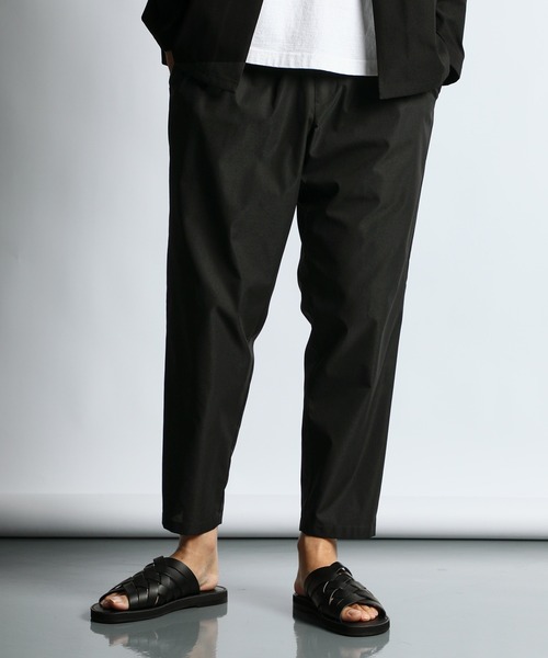 The DUFFER of ST.GEORGE（ザダファーオブセントジョージ）の「SETUP EASY SLACKS：セットアップ イージースラックス（スラックス・メンズ・ブラック・MEDIUM/LARGE/X-LARGE）」の2枚目の写真