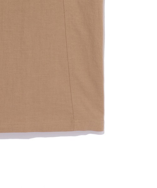 ketty（ケティ）の「ウォッシュリネンキャミワンピース≪洗濯機で洗える≫（ワンピース・レディース・ベージュ/チャコールグレー・M）」の16枚目の写真