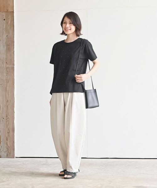maison de R トロタックワイドパンツ（ワンショルダー） maison de R トロタックワイドパンツ（ワンショルダー） DOOPZ