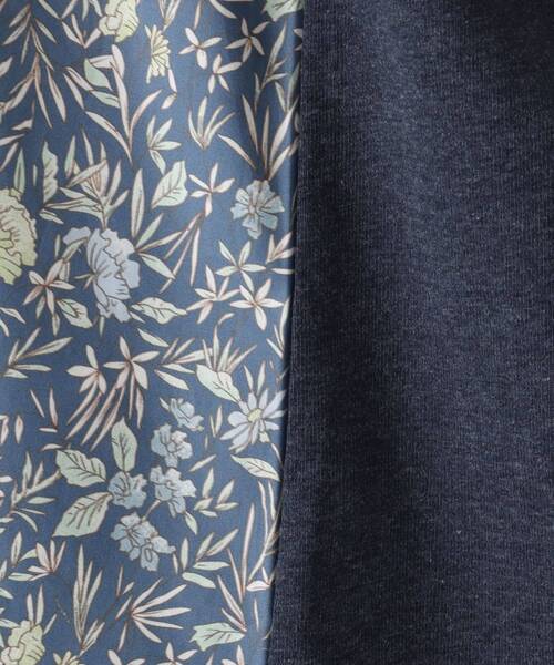 one'sterrace(ワンズテラス)の「花柄プリントコンビフレンチスリーブプルオーバー(Tシャツ/カットソー・レディース・ライトグレー系8/アイボリー系8/ネイビー系5・02)」の9枚目の写真