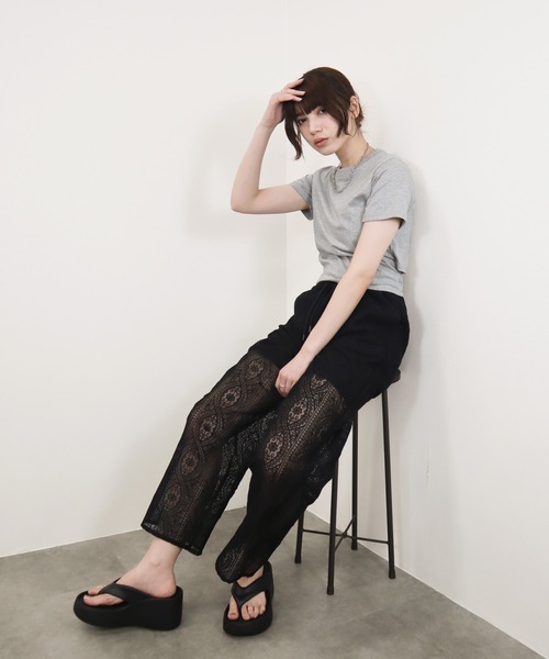 セール】【ZOZO限定】サイドリボンT／side ribbonT 半袖 カットソー