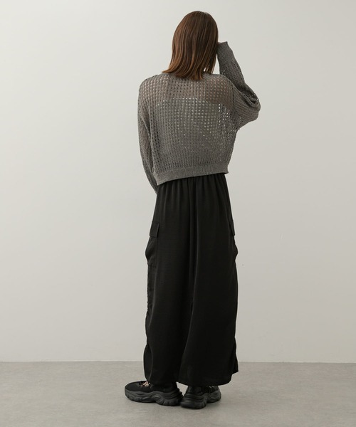 カーディガン 「ZOZO限定」メッシュカーディガン レディース PAGEBOY カーディガン ZIPメッシュカーディガン レディース