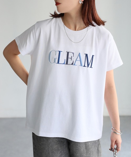 【さりげない主張】D&G DGロゴ刺繍 コットン Tシャツ さりげない主張】D&G DG刺繍＆プリント コットン Tシャツ (Dolce