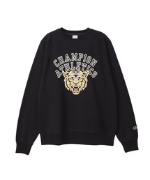極美品⭐︎アメリ×チャンピオン スウェット ブラック　トレーナー　黒　ブラック Champion チャンピオン C8-Y044 relume 別注 リバースウィーブ