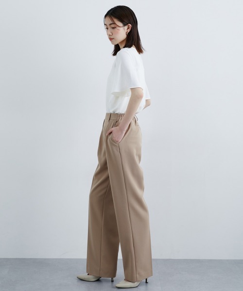 slattgir(スラットジール)の「高身長 ピンタックブラウス(トールサイズ)(シャツ/ブラウス・レディース・ライトグリーン/オフホワイト・TM/TL/TLL/T3L/T4L/T5L)」の6枚目の写真