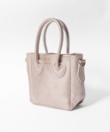 YOUNG & OLSEN/ヤングアンドオルセン EMBOSSED LEATHER D TOTE XS ハンドバック ミニバッグ