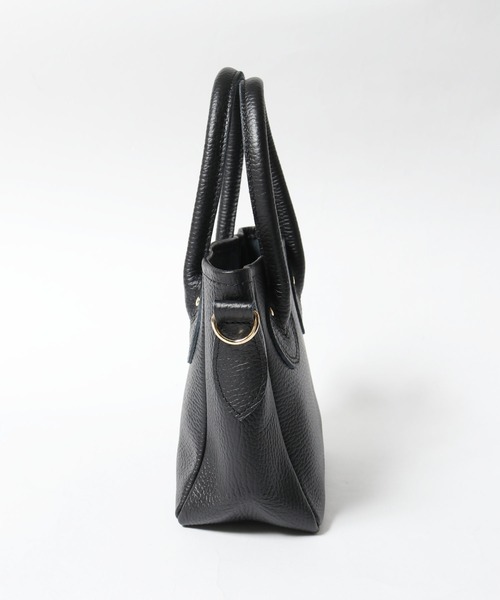 YOUNG&OLSEN The DRYGOODS STORE（ヤングアンドオルセン）の「YOUNG & OLSEN/ヤングアンドオルセン EMBOSSED LEATHER D TOTE XS ハンドバック ミニバッグ（ショルダーバッグ・レディース・ブルー/シャンパン・FREE）」の10枚目の写真