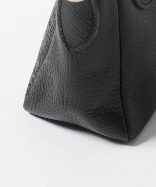 YOUNG&OLSEN The DRYGOODS STORE（ヤングアンドオルセン）の「YOUNG & OLSEN/ヤングアンドオルセン EMBOSSED LEATHER D TOTE XS ハンドバック ミニバッグ（ショルダーバッグ・レディース・ブルー/シャンパン・FREE）」の7枚目の写真