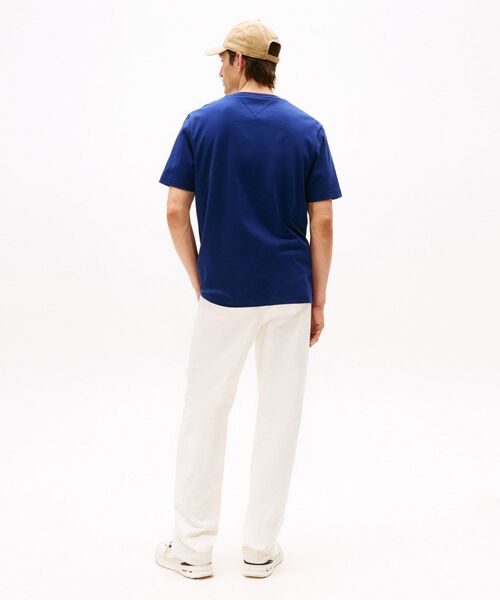 TOMMY HILFIGER(トミーヒルフィガー)の「ヒルフィガーアーチエンボスTシャツ(Tシャツ/カットソー・メンズ・ネイビー/グレー・LARGE/MEDIUM/SMALL/X-LARGE)」の5枚目の写真