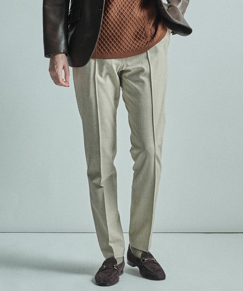 MEN'S BIGI(メンズビギ)の「【ACTIVE TAILOR】360°ストレッチスラックス<ストレッチ><接触冷感><速乾>(スラックス・メンズ・ベージュ/ブラック/ダークグレー・03/02/01/04)」の3枚目の写真