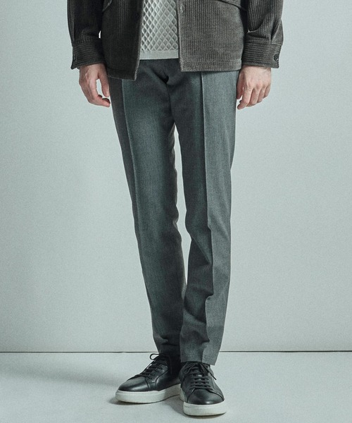 MEN'S BIGI(メンズビギ)の「【ACTIVE TAILOR】360°ストレッチスラックス<ストレッチ><接触冷感><速乾>(スラックス・メンズ・ベージュ/ブラック/ダークグレー・03/02/01/04)」の2枚目の写真