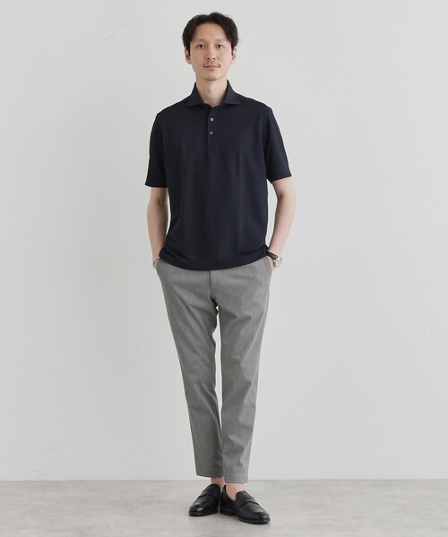 TAKEO KIKUCHI（タケオキクチ）の「【LIMITED】ワンダーシェイプ 360°ストレッチ テーパードスキニーパンツ（スラックス・メンズ・ブラック/カーキ/チャコールグレー/ネイビー/ライトグレー・01/02/03/04/05）」の19枚目の写真