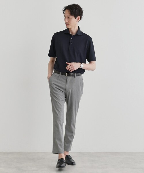 TAKEO KIKUCHI（タケオキクチ）の「【LIMITED】ワンダーシェイプ 360°ストレッチ テーパードスキニーパンツ（スラックス・メンズ・ブラック/カーキ/チャコールグレー/ネイビー/ライトグレー・01/02/03/04/05）」の20枚目の写真