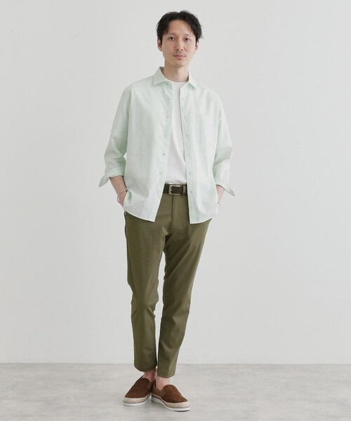 TAKEO KIKUCHI（タケオキクチ）の「【LIMITED】ワンダーシェイプ 360°ストレッチ テーパードスキニーパンツ（スラックス・メンズ・ブラック/カーキ/チャコールグレー/ネイビー/ライトグレー・01/02/03/04/05）」の11枚目の写真