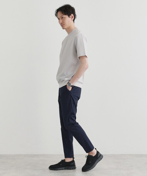 TAKEO KIKUCHI（タケオキクチ）の「【LIMITED】ワンダーシェイプ 360°ストレッチ テーパードスキニーパンツ（スラックス・メンズ・ブラック/カーキ/チャコールグレー/ネイビー/ライトグレー・01/02/03/04/05）」の9枚目の写真
