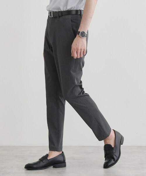 TAKEO KIKUCHI（タケオキクチ）の「【LIMITED】ワンダーシェイプ 360°ストレッチ テーパードスキニーパンツ（スラックス・メンズ・ブラック/カーキ/チャコールグレー/ネイビー/ライトグレー・01/02/03/04/05）」の12枚目の写真