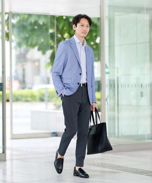 TAKEO KIKUCHI（タケオキクチ）の「【LIMITED】ワンダーシェイプ 360°ストレッチ テーパードスキニーパンツ（スラックス・メンズ・ブラック/カーキ/チャコールグレー/ネイビー/ライトグレー・01/02/03/04/05）」の16枚目の写真