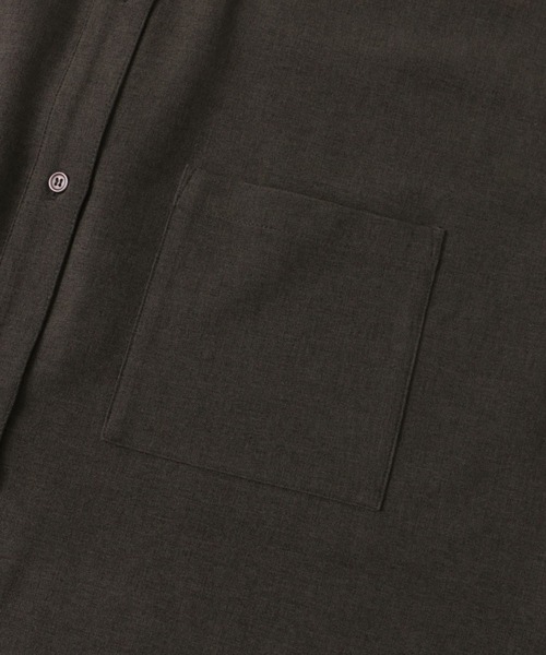 URBAN RESEARCH DOORS（アーバンリサーチドアーズ）の「『UR TECH DRYLUXE』フレンチスリーブシャツ（シャツ/ブラウス・レディース・ブラウン/ネイビー/ブルー・MEDIUM）」の22枚目の写真
