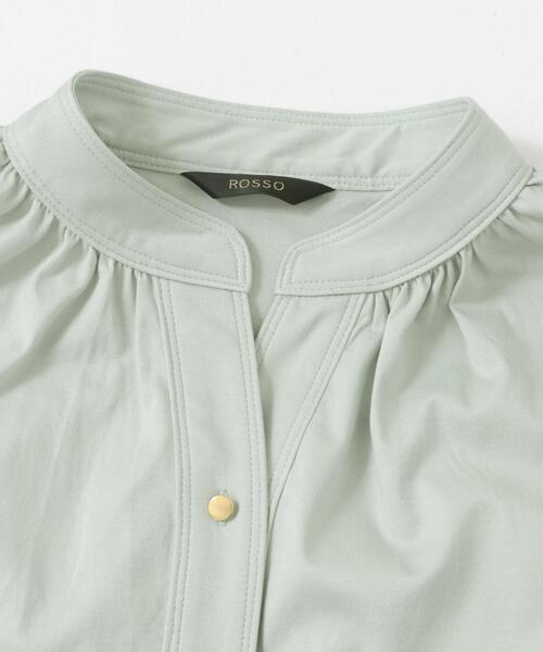 URBAN RESEARCH ROSSO WOMEN（アーバンリサーチ　ロッソ）の「汗染防止デザインカットブラウス（シャツ/ブラウス・レディース・オフホワイト/ミント/ネイビー/ベージュ・FREE）」の19枚目の写真