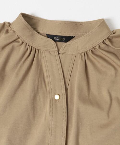 URBAN RESEARCH ROSSO WOMEN（アーバンリサーチ　ロッソ）の「汗染防止デザインカットブラウス（シャツ/ブラウス・レディース・オフホワイト/ミント/ネイビー/ベージュ・FREE）」の5枚目の写真