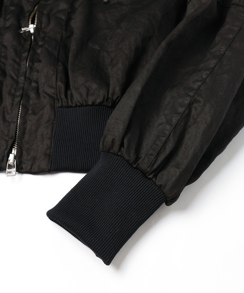 mintdesigns(ミントデザインズ)の「CRASH SATIN SHORT BLOUSON(ブルゾン・レディース・ブラック/ミント・ONESIZE)」の18枚目の写真