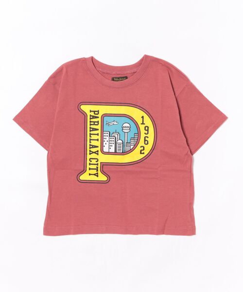 Life Support Products（ライフサポートプロダクツ）の「【プチプラ】プリントS/S tee（Tシャツ/カットソー・キッズ・レッド/オフホワイト/杢グレー/エメラルド/カーキ/ピンク/ベージュ/マスタード/ネイビー/チャコール・110/100/95/90/80/150/140/130/120）」の16枚目の写真