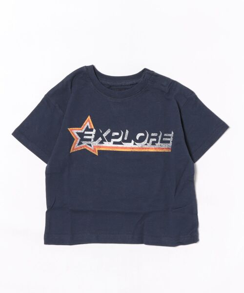 Life Support Products（ライフサポートプロダクツ）の「【プチプラ】プリントS/S tee（Tシャツ/カットソー・キッズ・レッド/オフホワイト/杢グレー/エメラルド/カーキ/ピンク/ベージュ/マスタード/ネイビー/チャコール・110/100/95/90/80/150/140/130/120）」の20枚目の写真