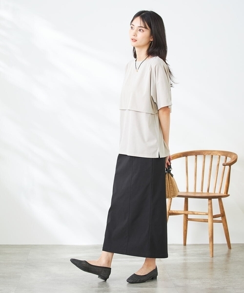 a.v.v(アーヴェヴェ)の「メッシュパンプス(パンプス・レディース・ベージュ/ブラック・24.5/23.5)」の19枚目の写真