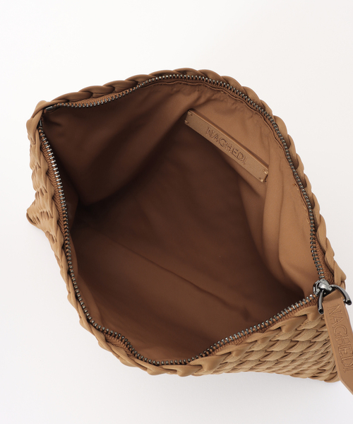 【Naghedi】Nomad ブラウン ラージ ホーボー ショルダーバッグ NAGHEDI/ナゲディ】Nomad Large Hobo（ショルダーバッグ