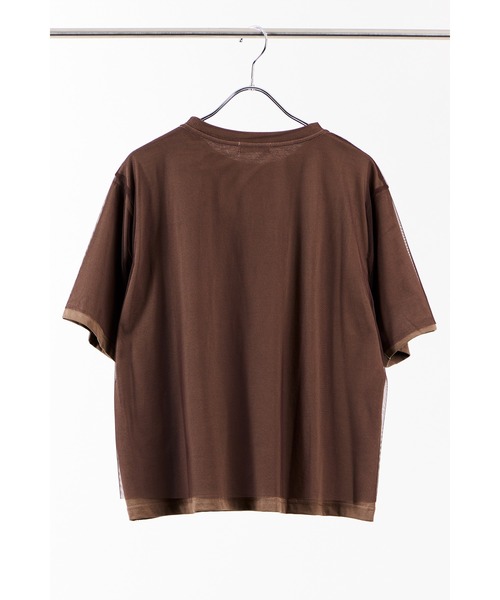 tシャツ 「 AGAWD / アガウド 」Sheer Logo Tee / シアーロゴTシャツ　 レディース メンズ AGAWD / アガウド 】Sheer Logo Tee / シアーロゴTシャツ ☆（T