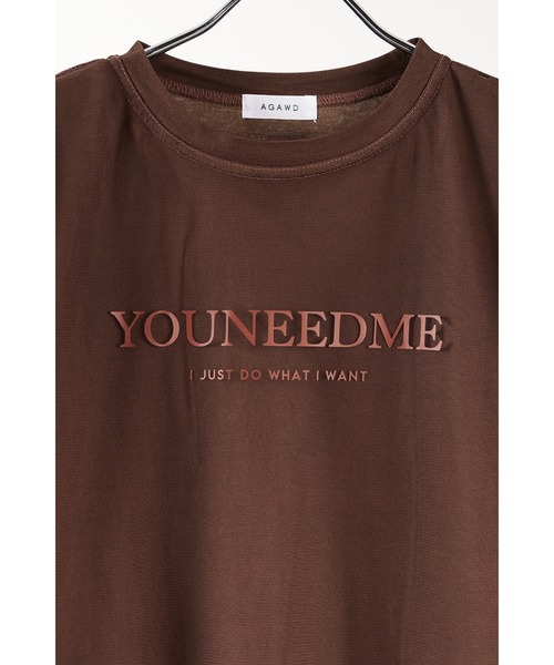tシャツ 「 AGAWD / アガウド 」Sheer Logo Tee / シアーロゴTシャツ　 レディース メンズ AGAWD / アガウド 】Sheer Logo Tee / シアーロゴTシャツ ☆（T