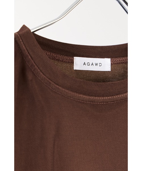 AGAWD / アガウド 】Sheer Logo Tee / シアーロゴTシャツ ☆（T