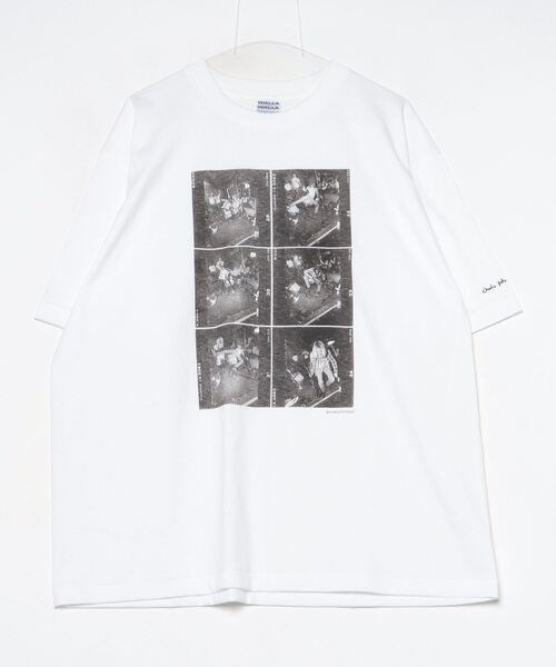 WALLA WALLA SPORT（ワラワラスポーツ）の「WALLA WALLA SPORT【ワラワラスポーツ】 - PRINTABLE  TUBE TEE /CHARLES PETERSON - “DRUM CRASH”（Tシャツ/カットソー・メンズ・ホワイト・MEDIUM/LARGE/X-LARGE）」の9枚目の写真
