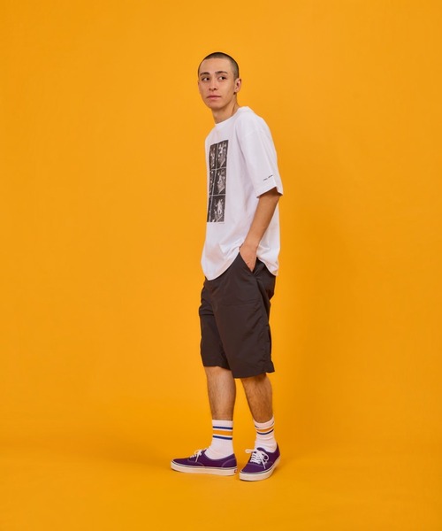 WALLA WALLA SPORT(ワラワラスポーツ)の「PRINTABLE TUBE TEE /CHARLES PETERSON - “DRUM CRASH” / プリンタブル チューブ ティー/ チャールズ ピーターソン - "ドラム クラッシュ”(Tシャツ/カットソー・メンズ・ホワイト/スミクロ・MEDIUM/LARGE/X-LARGE/SMALL/XX-LARGE)」の14枚目の写真