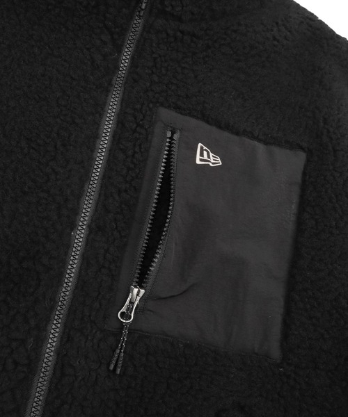NEW ERA（ニューエラ）の「ニューエラ ブルゾン ボア ボックスロゴ（ブルゾン・メンズ・ブラウン/ブラック・XXL/XL/L/M/S）」の15枚目の写真
