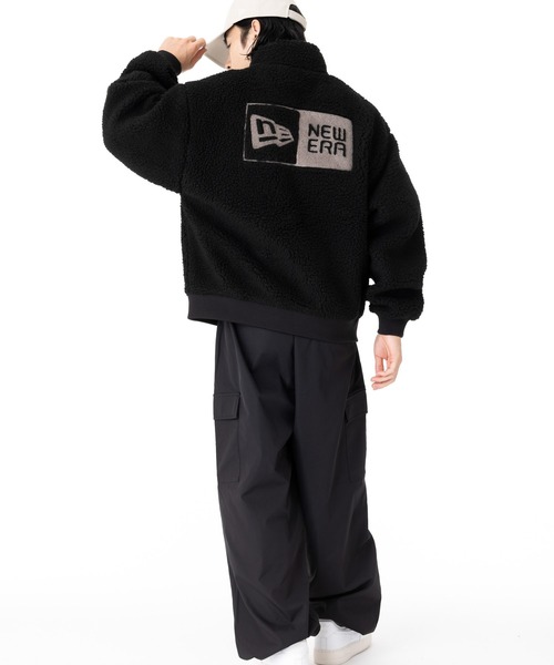 NEW ERA（ニューエラ）の「ニューエラ ブルゾン ボア ボックスロゴ（ブルゾン・メンズ・ブラウン/ブラック・XXL/XL/L/M/S）」の9枚目の写真