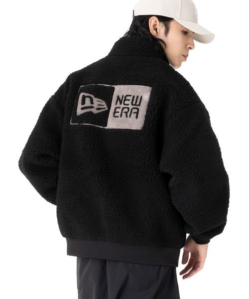 NEW ERA（ニューエラ）の「ニューエラ ブルゾン ボア ボックスロゴ（ブルゾン・メンズ・ブラウン/ブラック・XXL/XL/L/M/S）」の7枚目の写真