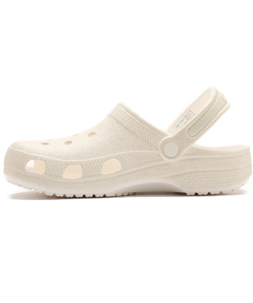 crocs(クロックス)の「crocs Classic Glitter Clog / クロックス クラッシク グリッター クロッグ(サンダル・レディース・ホワイト・23.0cm/24.0cm/25.0cm/22.0cm)」の3枚目の写真