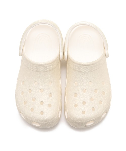 crocs(クロックス)の「crocs Classic Glitter Clog / クロックス クラッシク グリッター クロッグ(サンダル・レディース・ホワイト・23.0cm/24.0cm/25.0cm/22.0cm)」の7枚目の写真