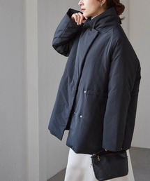テーラードカラー中綿ジャケット