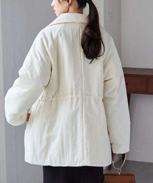 セール】テーラードカラー中わたジャケット（ダウンジャケット/コート