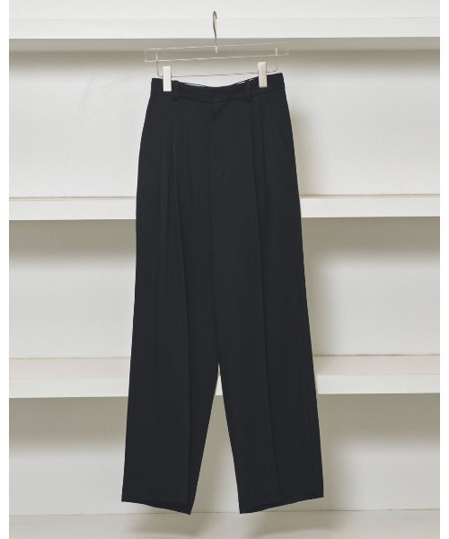 TODAYFUL（トゥデイフル）の「TODAYFUL Tuck Wide Trousers 12510706（スラックス・レディース・ブラック/グリーン/ブラウン・36/38）」の6枚目の写真