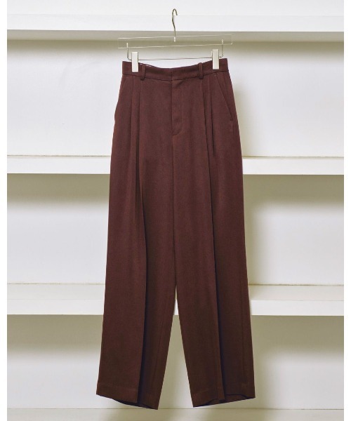 TODAYFUL（トゥデイフル）の「TODAYFUL Tuck Wide Trousers 12510706（スラックス・レディース・ブラック/グリーン/ブラウン・36/38）」の7枚目の写真
