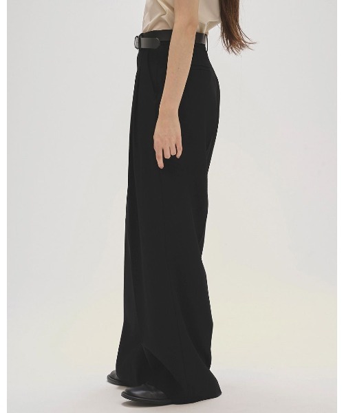 TODAYFUL（トゥデイフル）の「TODAYFUL Tuck Wide Trousers 12510706（スラックス・レディース・ブラック/グリーン/ブラウン・36/38）」の10枚目の写真