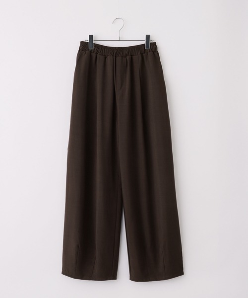 THE CRAFT CREW PRODUCTS（ザクラフトクループロダクツ）の「リネンタッチリラックス コクーンカーブ ワイドイージーパンツ【THE CRAFT CREW PRODUCTS】（その他パンツ・レディース・ブラウン/アイボリー/チャコールグレー/ブラック・L/M）」の20枚目の写真