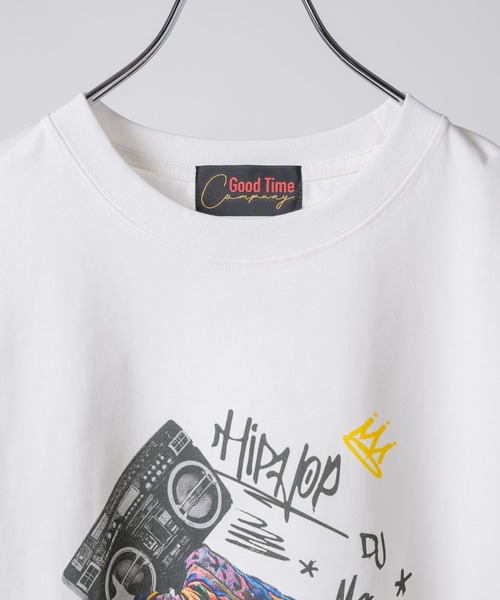Good Time Apartment(グッドタイムアパートメント)の「【Good Time Apartment】【キッズサイズ有り】HIP HOP "4" ELEMENTS T-SHIRT(Tシャツ/カットソー・レディース・ホワイト・S/M/L/XL/150)」の4枚目の写真