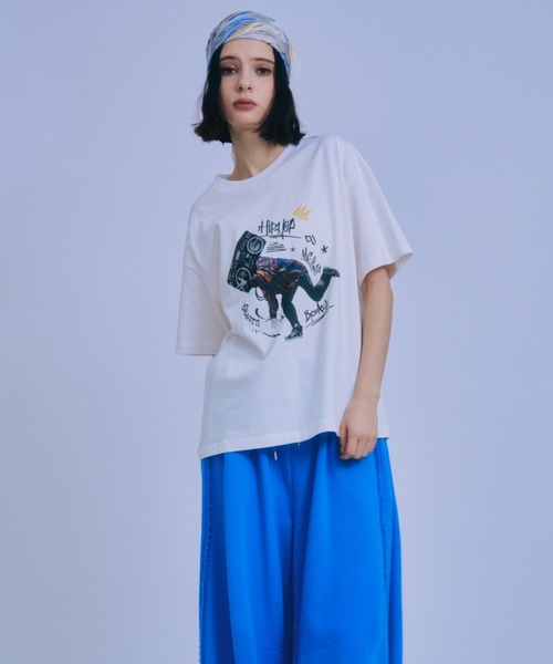 Good Time Apartment(グッドタイムアパートメント)の「【Good Time Apartment】【キッズサイズ有り】HIP HOP "4" ELEMENTS T-SHIRT(Tシャツ/カットソー・レディース・ホワイト・S/M/L/XL/150)」の17枚目の写真