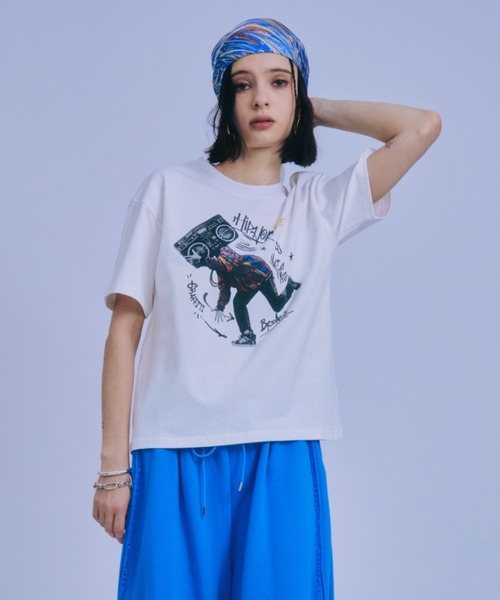 Good Time Apartment(グッドタイムアパートメント)の「【Good Time Apartment】【キッズサイズ有り】HIP HOP "4" ELEMENTS T-SHIRT(Tシャツ/カットソー・レディース・ホワイト・S/M/L/XL/150)」の10枚目の写真
