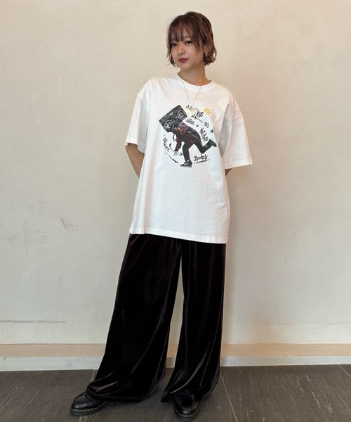 Good Time Apartment(グッドタイムアパートメント)の「【Good Time Apartment】【キッズサイズ有り】HIP HOP "4" ELEMENTS T-SHIRT(Tシャツ/カットソー・レディース・ホワイト・S/M/L/XL/150)」の11枚目の写真