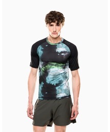 <オンライン限定>【エンポリオ アルマーニ EA7】Dynamic Athlete Tシャツ VIGOR7テクニカルファブリック プリント
